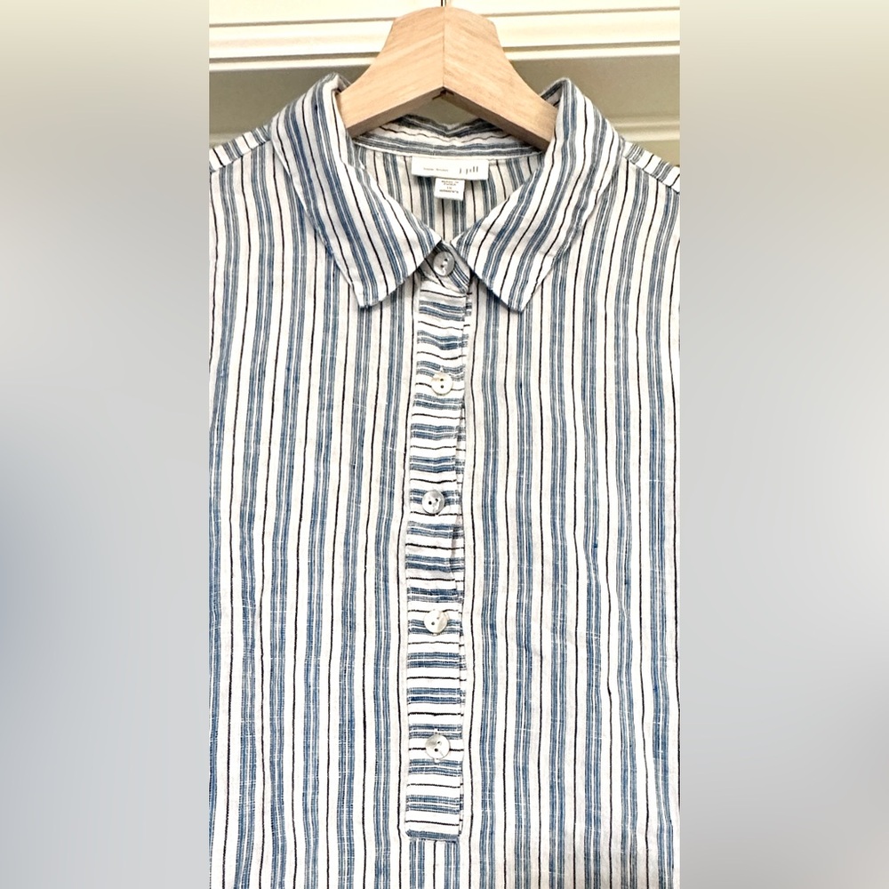 J. Jill Love Linen tiered blouse - Picture 6 of 9